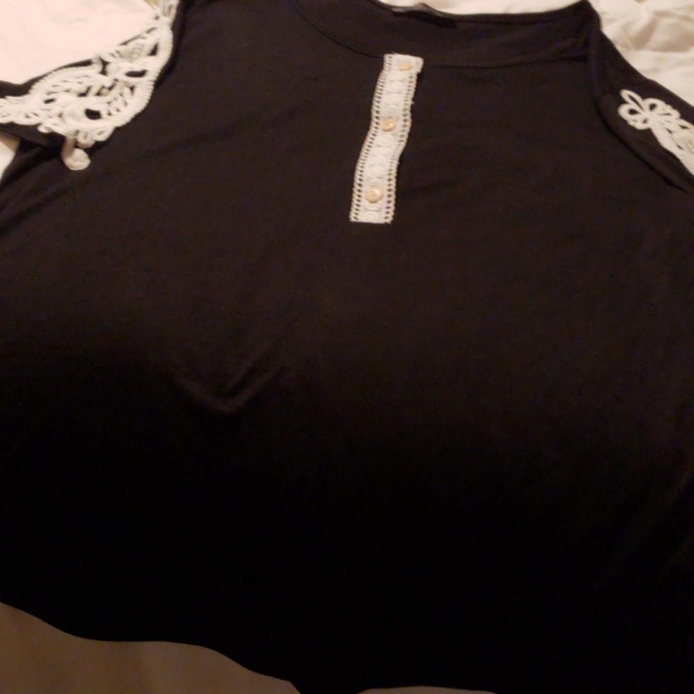 Ladies cold shoulder top